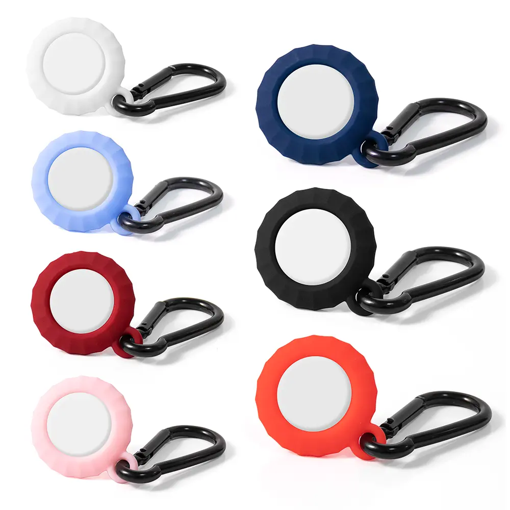 For Air tag Case Anti-drop Dog Collar Cover GPS Locator Tracker Pouch Protective Cover For Apple Airtags Silicone Case