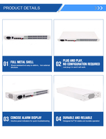 Multiplexeur vocal PCM, terminal optique, 32 canaux téléphoniques + 4 ports Ethernet