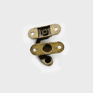Loquet de boîte en alliage de zinc, serrure de meuble sans clé 18 21 mm pour boîte en bois, design traditionnel, durable - Product Image 4