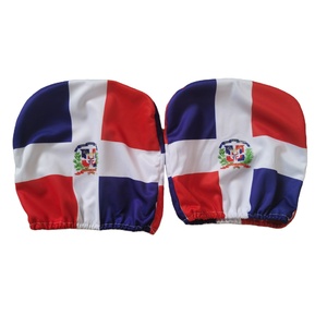 Housses d'appui-tête à carreaux <span class=keywords><strong>de</strong></span> buffle rouge et noir <span class=keywords><strong>de</strong></span> Noël pour accessoires automobiles d'intérieur <span class=keywords><strong>de</strong></span> voitures - Product Image 5