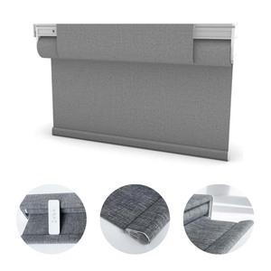 Rideaux intelligents pour fenêtres, stores motorisés électriques, écran motorisé à distance, stores à double <span class=keywords><strong>rouleau</strong></span>, stores et rideaux enrouleurs - Product Image 4