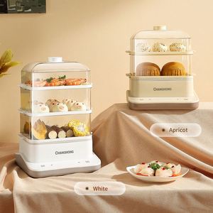 Vaporera Eléctrica Multifuncional para Alimentos, de Plástico, 18L de Gran Capacidad, para Cocción al Vapor de Pan y Verduras - Product Image 2
