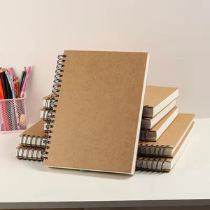 Spot Spiral Hardcover Notebook Creative Retro Kraft Paper Wholesale Simple <b>Blank</b> Graffiti Memoirs Diary Sketchbook - Product Image 1