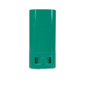 15ml Flat White Black Transparent 15g <b>Plastic</b> Deodorant Stick and Lip Balm <b>Tube</b> Container Oval Twist <b>Tube</b> Packaging - Product Image 2