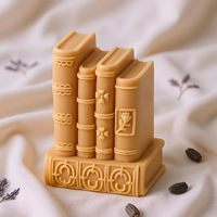 Buchförmige Kerze für Aromatherapie, Sojawachskerze für Heimdekoration, Wohnzimmer- und Badezimmerdekoration, DIY-Buchkerze
