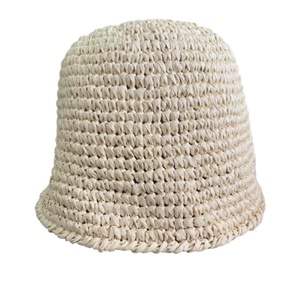 Custom Paper Straw Hat Womens Casual Cycling Bucket Sun Hat Packable Floppy Beach Hats Summer Travel Accessories - Product Image 4