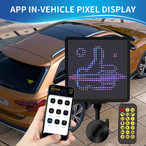 Écran LED de lunette arrière en verre de voiture en couleur BT Phantom Display Clock Pixel screen BT Phantom Display clock pixel screen - Product Image 3