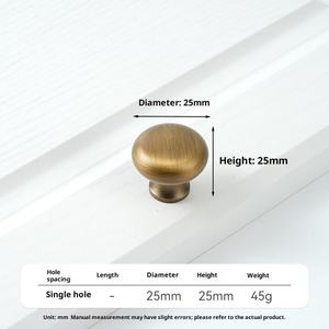 Hot <b>Sale</b> Hardware All Brass European Style Strip Shape <b>Wardrobe</b> Cabinet Door Antique Bronze <b>Single</b> Hole Handle Vintage Drawer - Product Image 6