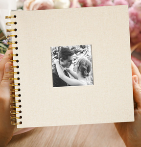 Album <span class=keywords><strong>photo</strong></span> de scrapbooking avec couverture en lin, 40 pages, pour voyages, mariage, <span class=keywords><strong>livre</strong></span> d'or, Noël, baby shower, compatible avec les photos 4x6 et instantanées - Product Image 4