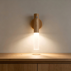 New USB Rechargeable Motion Sensor Warm White LED Night <strong>Lights</strong> Modern Stand Acrylic Column Magnet Base <strong>Table</strong> Lamp for Homeuse - Product Image 2