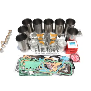 Per ISUZU 10 pd1 kit di ricostruzione di revisione rivestimento pistone testa del cilindro guarnizione principale conrod cuscinetto