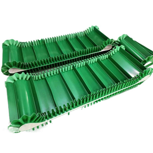 Pvc Rok Zijwand Transportband Voor Steile Helling Materiaal Behandeling Hellende Groene Pvc Gegolfde Zijwand Transportband - Product Image 1
