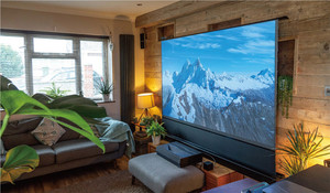 120 Inch Motorized Electric Projector <strong>Screen</strong> UST ALR Roll up PET Crystal <strong>Screen</strong> <strong>Projection</strong> <strong>Screens</strong> - Product Image 5