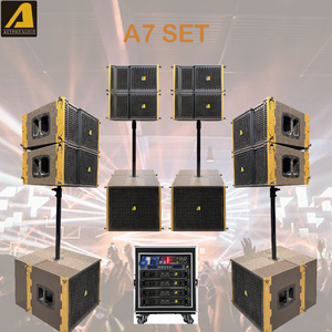 Actpro Âm Thanh Duy Nhất 12 Inch Dòng Điện Mảng 18 Inch Loa Siêu Trầm As12 + As18 Thụ Động Hoạt Động Loa Thiết Lập Chuyên Nghiệp Hệ Thống Powered - Product Image 4