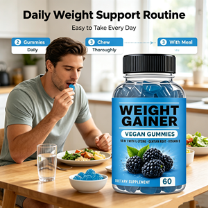 Gomitas para Apoyo al Apetito, Suplemento Masticable con Calorías Adicionales, Apoyo Saludable para Aumentar <span class=keywords><strong>Masa</strong></span> Muscular en Adultos, Gomitas para Aumentar <span class=keywords><strong>de</strong></span> <span class=keywords><strong>Peso</strong></span> - Product Image 3