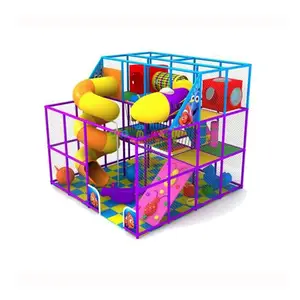 Indoor playground supplier kindergarten pink soft play equipment kids indoor playground toys