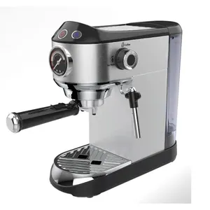 İtalyan profesyonel kahve yapma elektrikli kahve ısıtıcı Espresso makinesi değirmeni ile