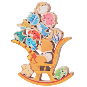 <span class=keywords><strong>Gioco</strong></span> di Equilibrio in Legno CE CPC per <span class=keywords><strong>Bambini</strong></span>, Giocattolo per Sviluppare Abilità Manuali, <span class=keywords><strong>Gioco</strong></span> di Perline Creativo a Tema Orso e <span class=keywords><strong>Pesca</strong></span> - Product Image 1