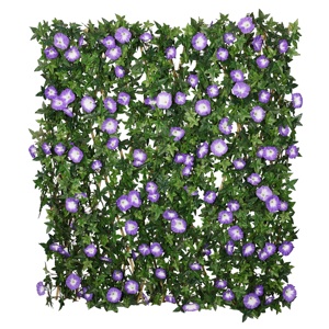 Faux plastique <span class=keywords><strong>rose</strong></span> fleur verte feuilles artificielles haie fleur plante clôture mobile pour la <span class=keywords><strong>d</strong></span>écoration de jardin de la maison - Product Image 3