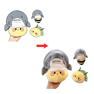 ของเล่นตุ๊กตารูปสุนัขจิ้งจอกรูปเต่าสำหรับเด็กวันหยุด - Product Image 1