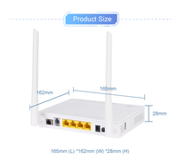 Vente en gros Meilleur routeur Wifi Ont 4DBI Multi-Port Ftth Optica Terminal Dispositif optique Gpon Epon Fiber ONU à prix compétitif