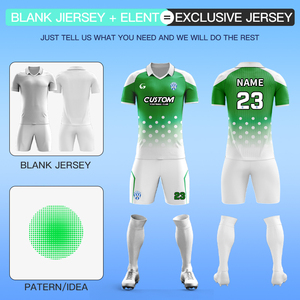 Thăng Hoa In Kỹ Thuật Số Bóng Đá Thể Thao Tùy Chỉnh Người Lớn Bóng Đá Thể Thao Jersey Câu Lạc Bộ Đội Đồng Phục Bộ Dụng Cụ Với TPU Logo X5503 - Product Image 2