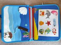 Jeu de pêche magnétique personnalisé avec un design de pirate mignon, planche d'activités Montessori, jouet éducatif, cadeau éducatif pour les garçons et les filles