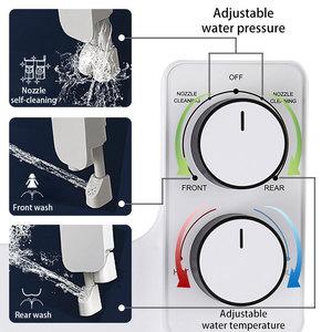 Bathroom Clean Body Warm Water Toilet Bidet Modern Hygienic <strong>Shattaf</strong> Bide OEM/ODM Nozzle Self-Cleaning Bidet Attachment - Product Image 3