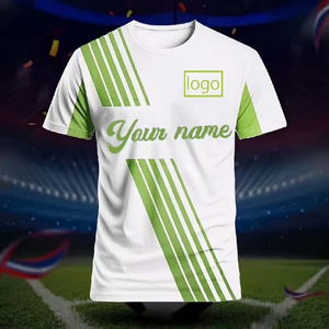Uniformes de equipo personalizados para hombres, camisetas de fútbol y camisetas de manga corta producidos por nuestra fábrica de ropa y que se pueden personalizar.F10 - Product Image 1