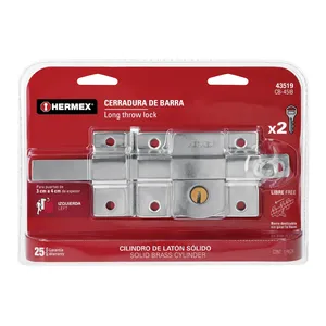 Master con blocco a barra libera di 12 unità, a sinistra, blister, HERMEX - Product Image 3