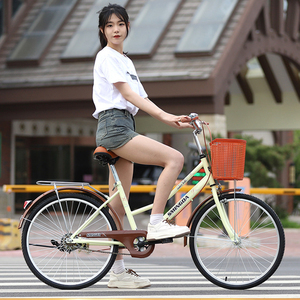 จักรยานไฮบริดอเนกประสงค์สำหรับผู้หญิง รุ่นปี 2026 พร้อมส่งจากโรงงาน จักรยานซิตี้ไบค์แบบซิงเกิลสปีด เหมาะสำหรับการเดินทางในเมือง สำหรับสุภาพสตรี - Product Image 2