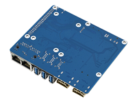 Module de calcul Raspberry Pi 4 cartes de base double Gigabit ETH Gigabit ETH 40PIN USB3.0 * 3 MIPI HDM | en-tête de ventilateur CSI RTC 7-36V