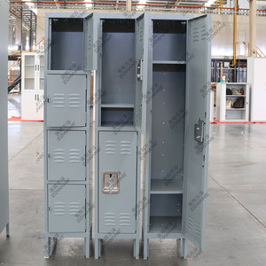 Modern Home <strong>Decorative</strong> Metal Storage <strong>Locker</strong> Stand Foot Differ Appearance Narrow Tall <strong>Locker</strong> With Shelf Corner Style Steel <strong>Locker</strong> - Product Image 4