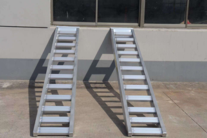 Rampes de chargement en aluminium <span class=keywords><strong>3M</strong></span> 4T pour Kobuta et Bobcat Rampes et supports de motocyclettes sur chenilles en caoutchouc - Product Image 3