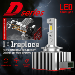 Bombillas LED D3S para Faros Delanteros de Coche, OEM de Fábrica, D1S D8S 30000Lm 6500K, Reemplazo de Proyector Xenón HID, Sistema de Iluminación Automotriz, Bombillas LED D1S - Product Image 2