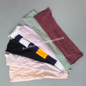 Trapos de Limpieza Industriales Reciclados de Grado A, Trapos de Camiseta de Colores, Trapos 100% Algodón para Limpieza - Product Image 1