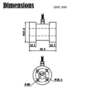 Sensor de Torque Estático de Alta Precisión PLC566 10nm 50nm 5nm, Instalación con Brida, Instalación con Tornillo - Product Image 5