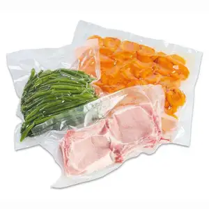 Clear frozen plastic vacuum distillation bag for food packaging in China Manufacturing factory