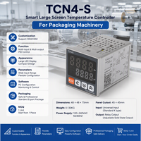 Tuobang TCN4S/M/H/L 14RV Afficheur numérique à sept segments Instrument de contrôle de la température IP55 Résolution 0,1C Intelligent OEM ABS