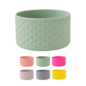 Manchon de bouteille d'<span class=keywords><strong>eau</strong></span> de sport à carreaux Texture <span class=keywords><strong>3D</strong></span> Housse de protection en silicone pour bouteilles de 12 oz et 40 oz <span class=keywords><strong>Eau</strong></span> bouillante Applicable - Product Image 6