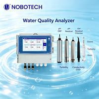 Analyseur de qualité de l'eau multiparamètres en ligne RS485 Modbus, COD, chlore résiduel, turbidité, analyseur de qualité de l'eau pour les eaux usées