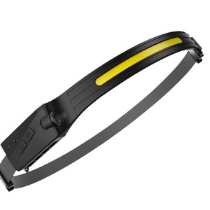 Linterna Frontal con Interruptor, Recargable por USB, Doble Fuente de Luz LED, para Camping, Senderismo, Correr al Aire Libre - Product Image 2