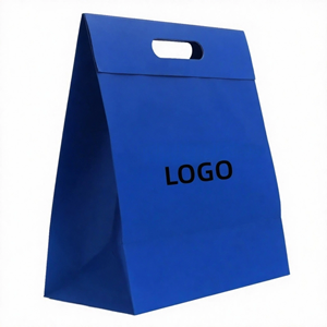 ถุงกระดาษหูหิ้วแบบไดคัท พิมพ์ลายดิจิทัล โลโก้สั่งทำได้ หรูหรา ขายดี รีไซเคิลได้ สำหรับใส่ของขวัญหรือช้อปปิ้ง - Product Image 1