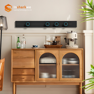 Aluminium Multi Outlet Wall-mounted Power Track Socket pour Sideboard - Product Image 1