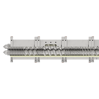 Baril et revêtement de vis d'extrudeuse en plastique résistant à l'usure pour mélange maître et fluoroplastiques PVC PTFE, ETFE, FEP, PFA, PVDF
