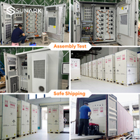 Système de stockage d'énergie par batterie Sunark Bess 215Kwh 250Kwh 300Kwh Pv Conteneur de refroidissement liquide Batteries solaires au litium
