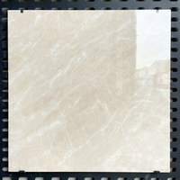 Carreaux de sol en marbre pleine masse émaillés 80x80 de Foshan, motif marbre gris clair, antidérapants pour salle de bain, salon et mur