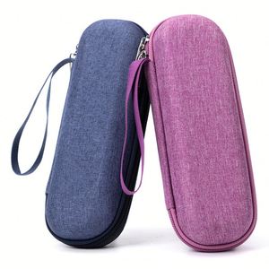 Boîte de protection simple et pratique pour l'insuline, couleur unie, durable, résistante à l'usure, sac de rangement portable à fermeture éclair pour aiguilles à insuline - Product Image 4