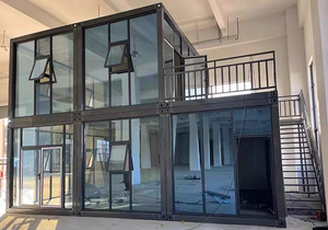 20ft 40ft đúc sẵn Modular container trang web văn phòng/Sandwich Panel văn phòng 20gp sống sang trọng xây dựng cabin container nhà - Product Image 2