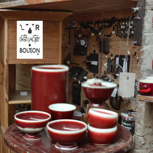 Les services à thé en céramique rouge à la mode sont des articles essentiels pour la décoration de la maison de style simple - Product Image 4